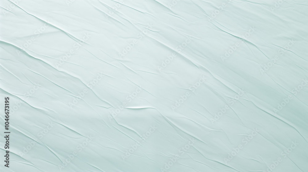 Fototapeta premium Light Blue Washi Paper Texture with Soft Creases