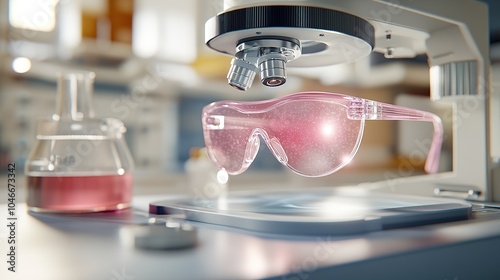 Safety Glasses in a Laboratory Setting