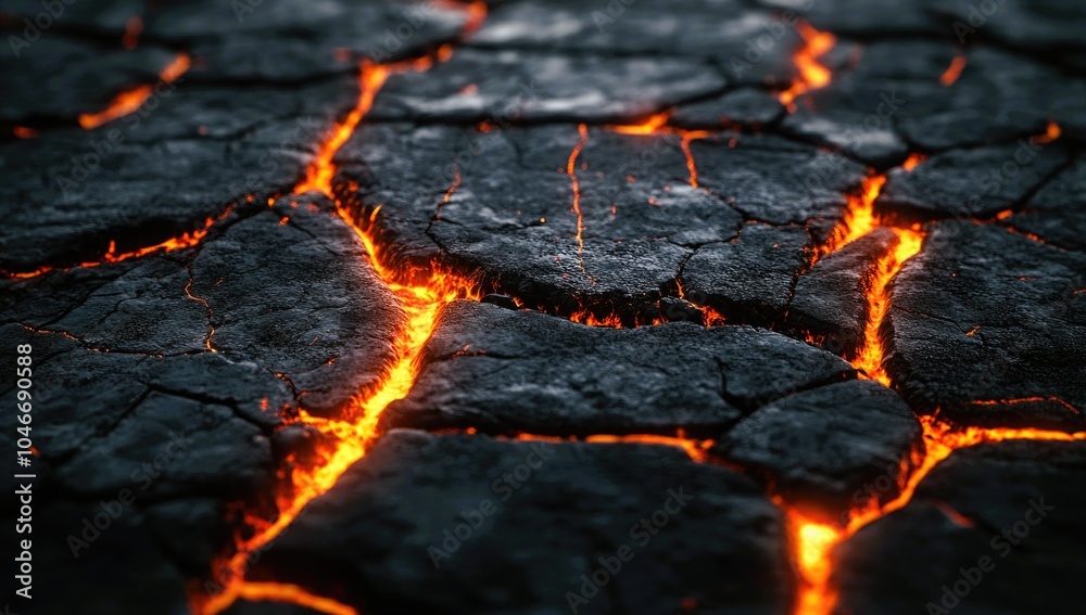 Burning lava pattern texture background Burning lava pattern texture background
