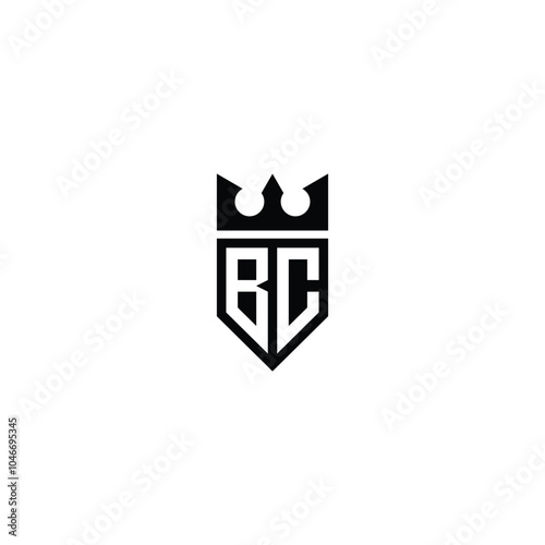 BC monogram logo design letter text name symbol monochrome logotype alphabet character simple logo