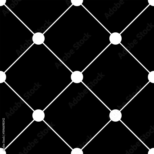 A grid of diagonal squares and dots