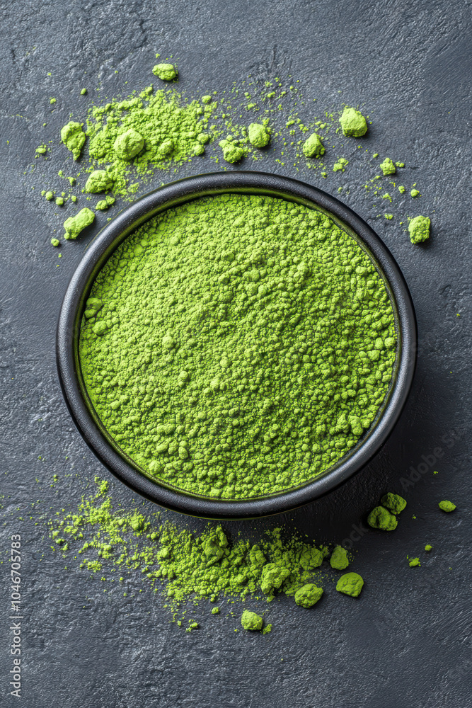 tasty Matcha Latte made from green tea. AI generative. tasty Matcha Latte made from green tea. AI generative.