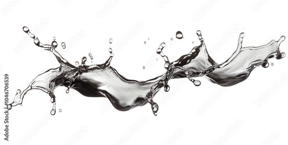 Water splash, isolated on a white background Water splash, isolated on a white background