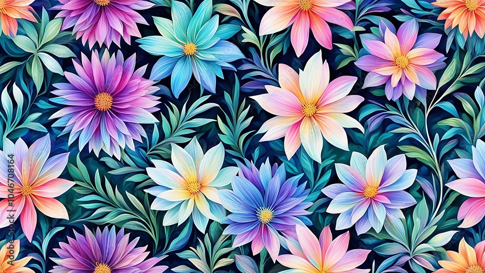 seamless floral background seamless floral background