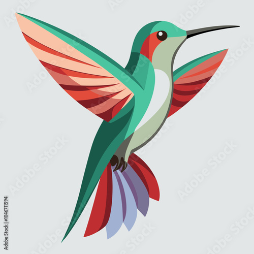 hummingbird in flight