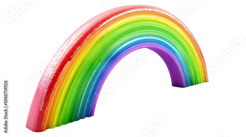 rainbow on a white background