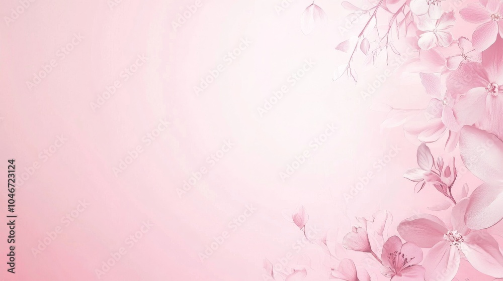 Photo of, Pink background with soft gradient and abstract waves for design, banner template Photo of, Pink background with soft gradient and abstract waves for design, banner template