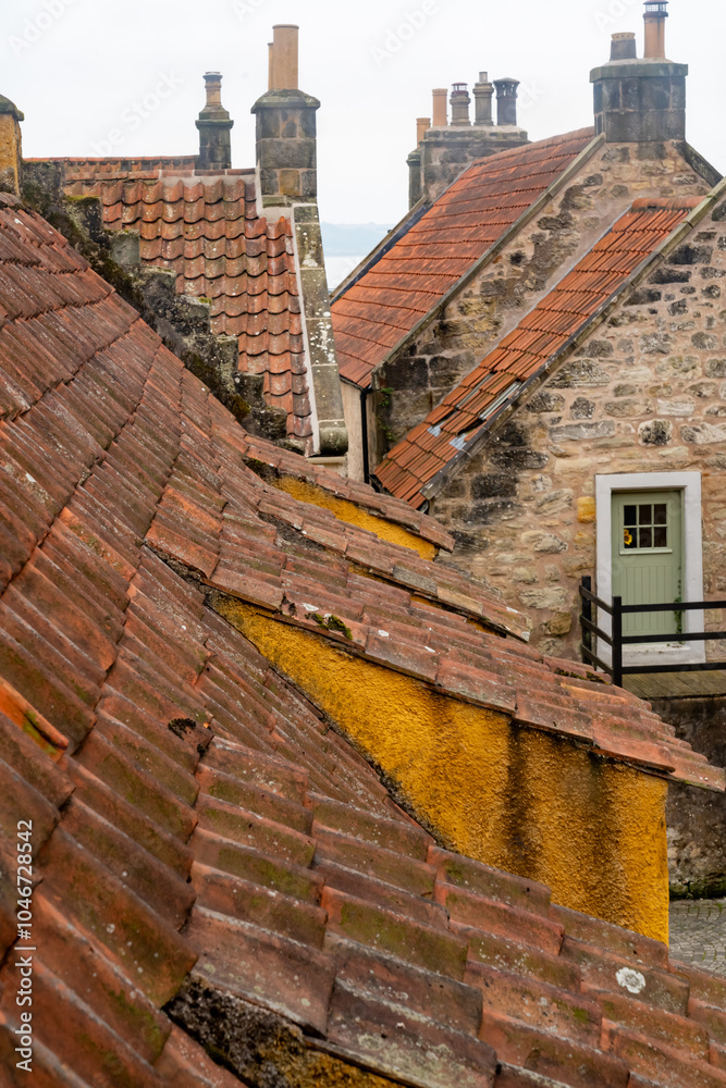exploring the historic village of Culross, Firth of Forth, Scotland exploring the historic village of Culross, Firth of Forth, Scotland