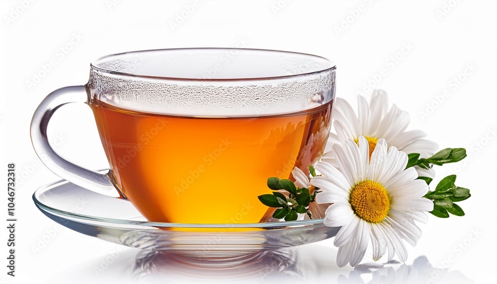 Chamomile Tea on white background isolated. Beverage. Drink. Chamomile Tea on white background isolated. Beverage. Drink.