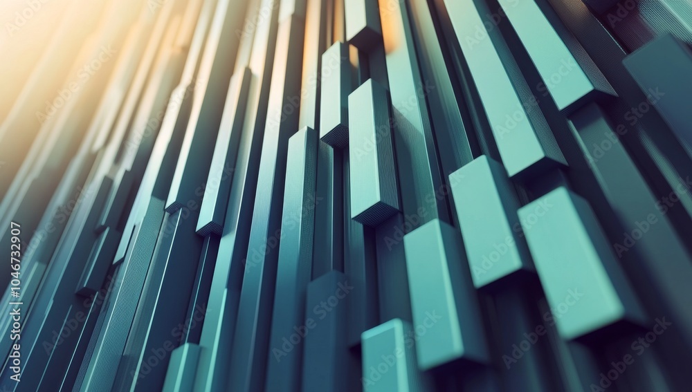 3D Rendering of a Blue Digital Chart with Glowing Hologram Bar Graph, Data Science and Business Analytics Concept 3D Rendering of a Blue Digital Chart with Glowing Hologram Bar Graph, Data Science and Business Analytics Concept