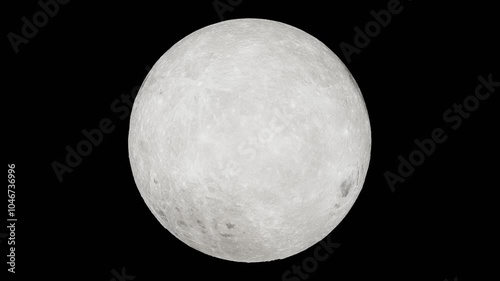 Moon Rotation Seamless Loop Animation Transparent Background Alpha Channel
