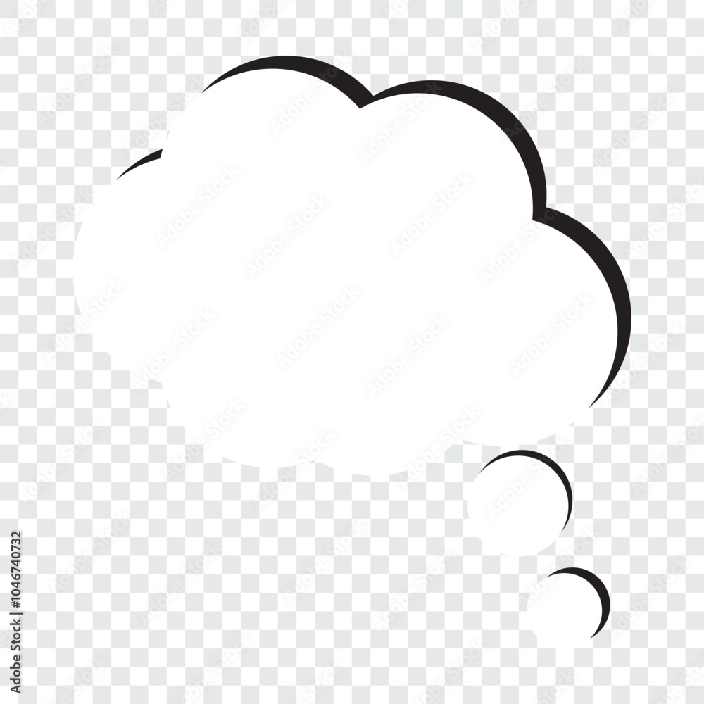 black and white speech bubble icon. Think or speech bubble icon. Thought Comic Speech bubble vector illustration. black and white speech bubble icon. Think or speech bubble icon. Thought Comic Speech bubble vector illustration.