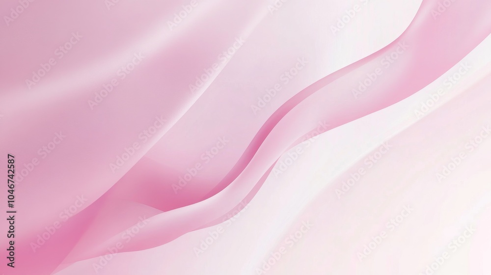 Fototapeta premium Photo of, Pink background with soft gradients for design, banner template
