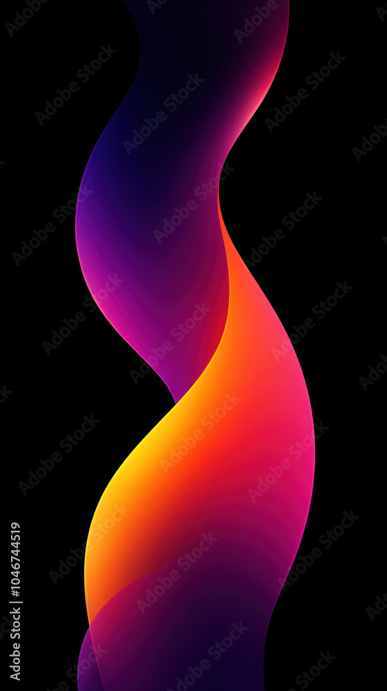 Naklejka premium Abstract Gradient of Light and Color