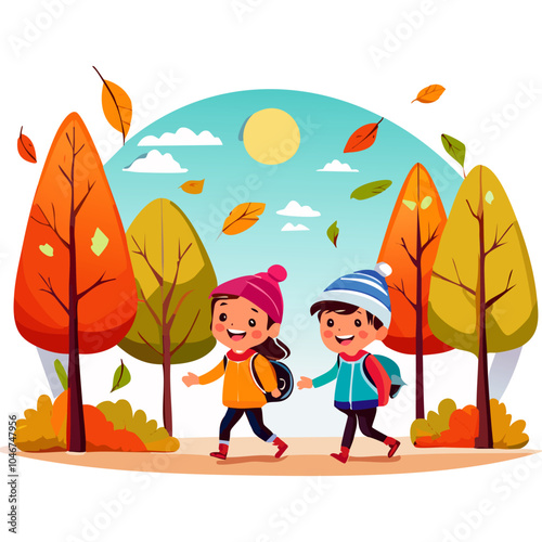 Herbstspaziergang im Wald