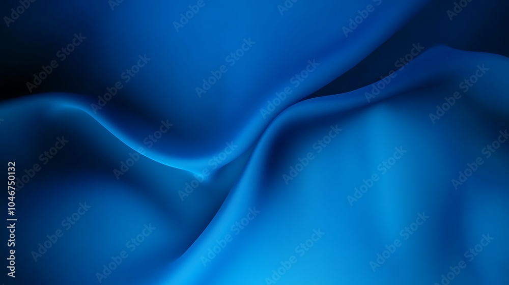 Fototapeta premium A gradient blue background with smooth transition