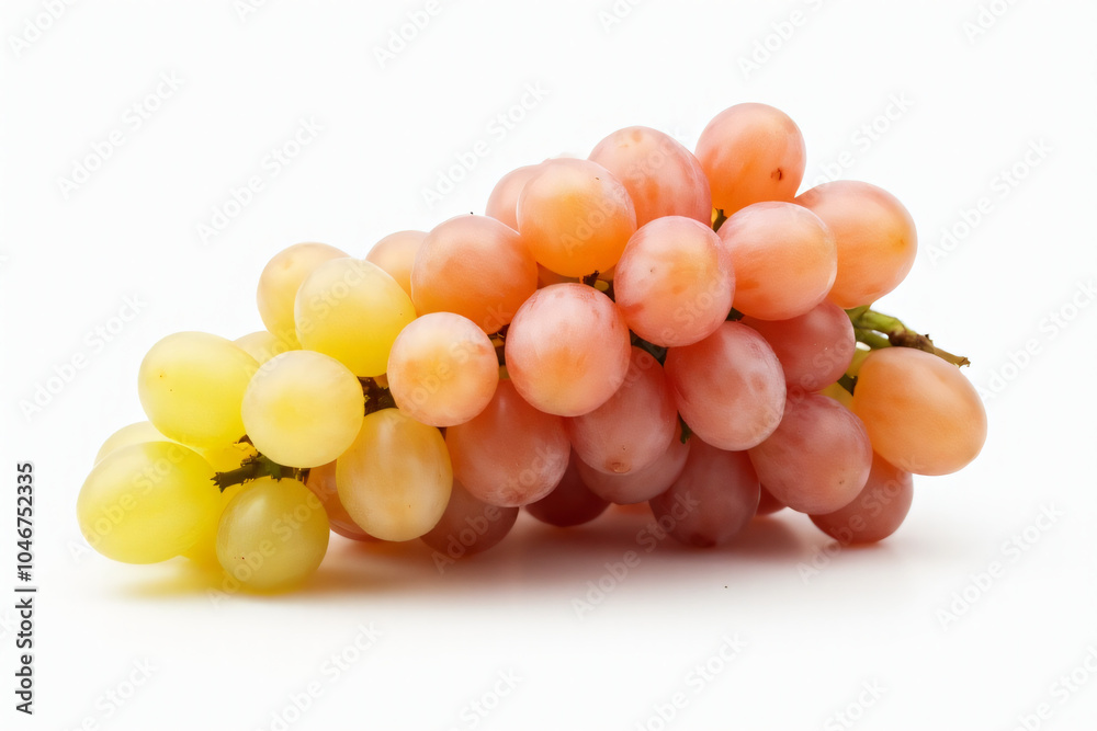 grapes various colors isolated white background clipped edge optimal composition visual clarity grapes various colors isolated white background clipped edge optimal composition visual clarity