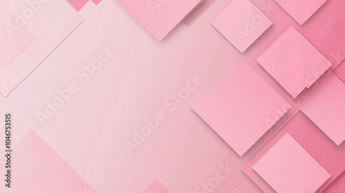 Photo of, Pink background with subtle geometric patterns for design, banner template