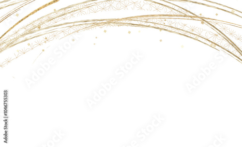 美しい和風柄　イラスト背景