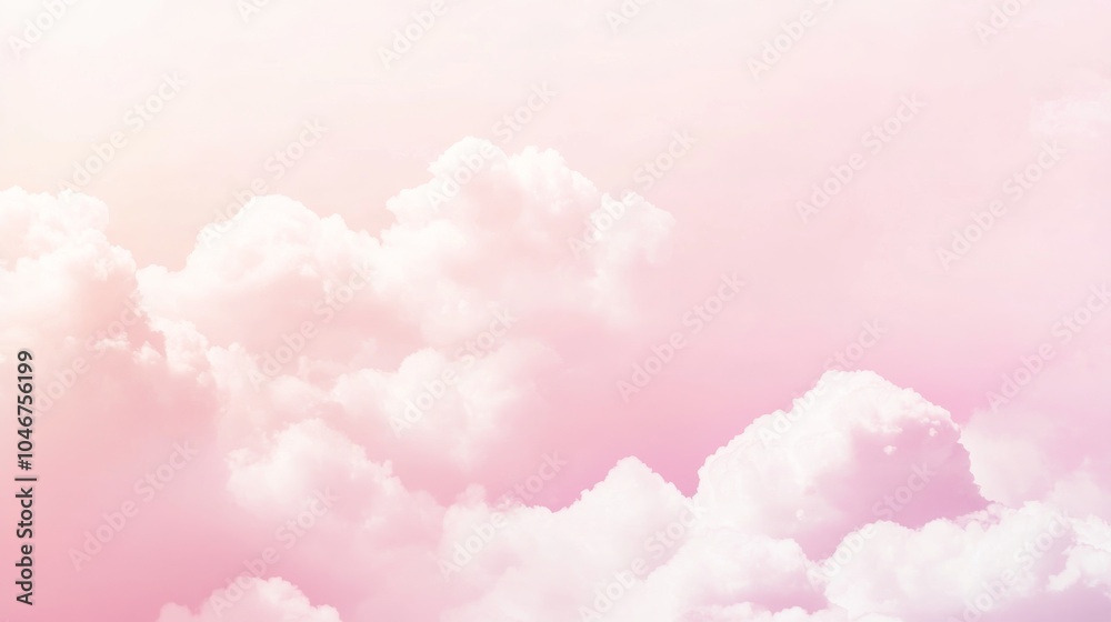 Photo of, Pink background with subtle gradient and soft clouds for design, banner template Photo of, Pink background with subtle gradient and soft clouds for design, banner template