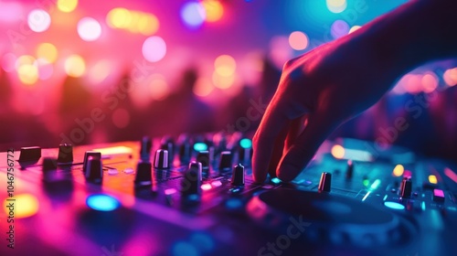 The DJ at Nightclub Event