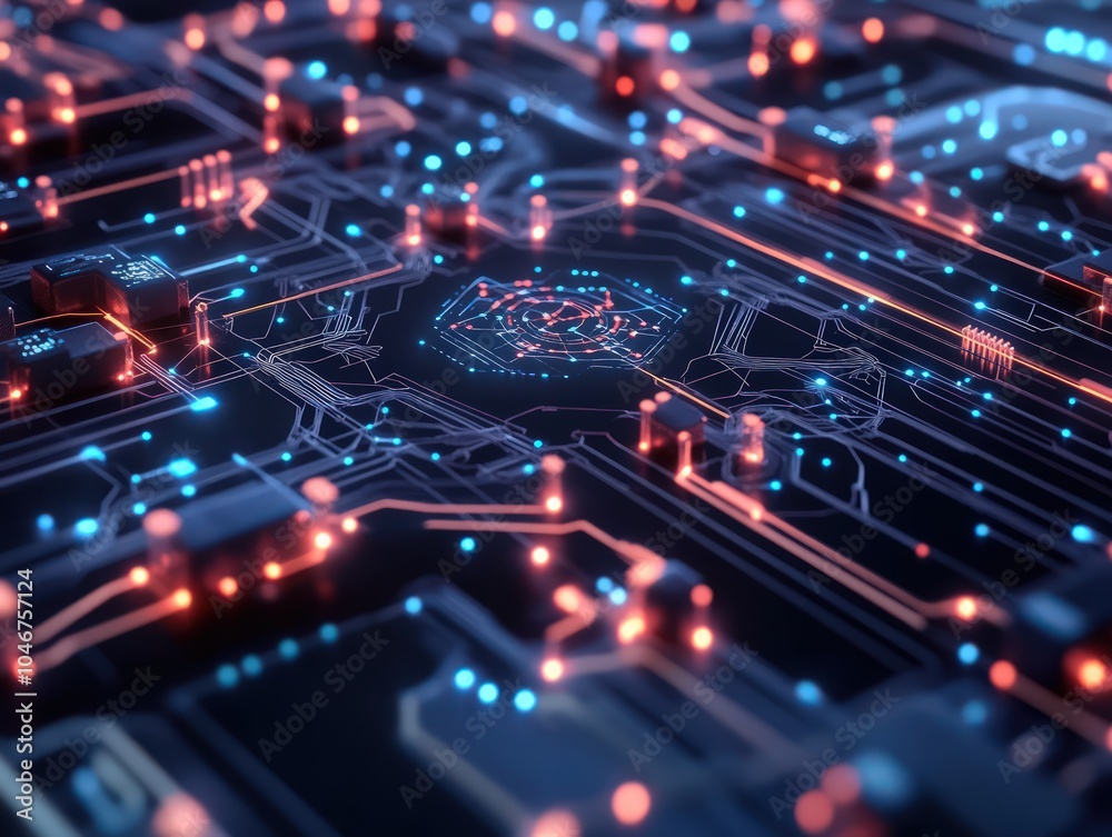 Symmetrical AI neural connections forming complex digital pathways Symmetrical AI neural connections forming complex digital pathways