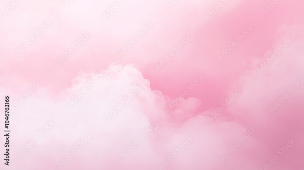 Fototapeta premium Photo of, Pink background with subtle gradients and ethereal floral patterns for design, banner template