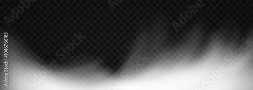 realistic smoke, vector illustration light haze, transparent steam on isolated background