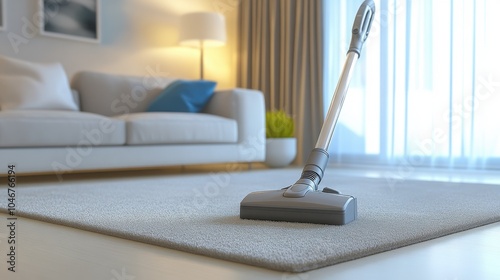 Wallpaper Mural Modern Vacuum Cleaner in Cozy Living Room Setting Torontodigital.ca