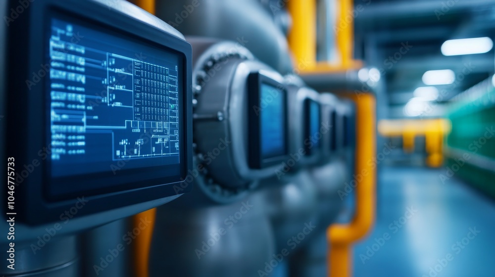 Advanced industrial control systems monitoring and automation in modern manufacturing environments for efficiency and precision
