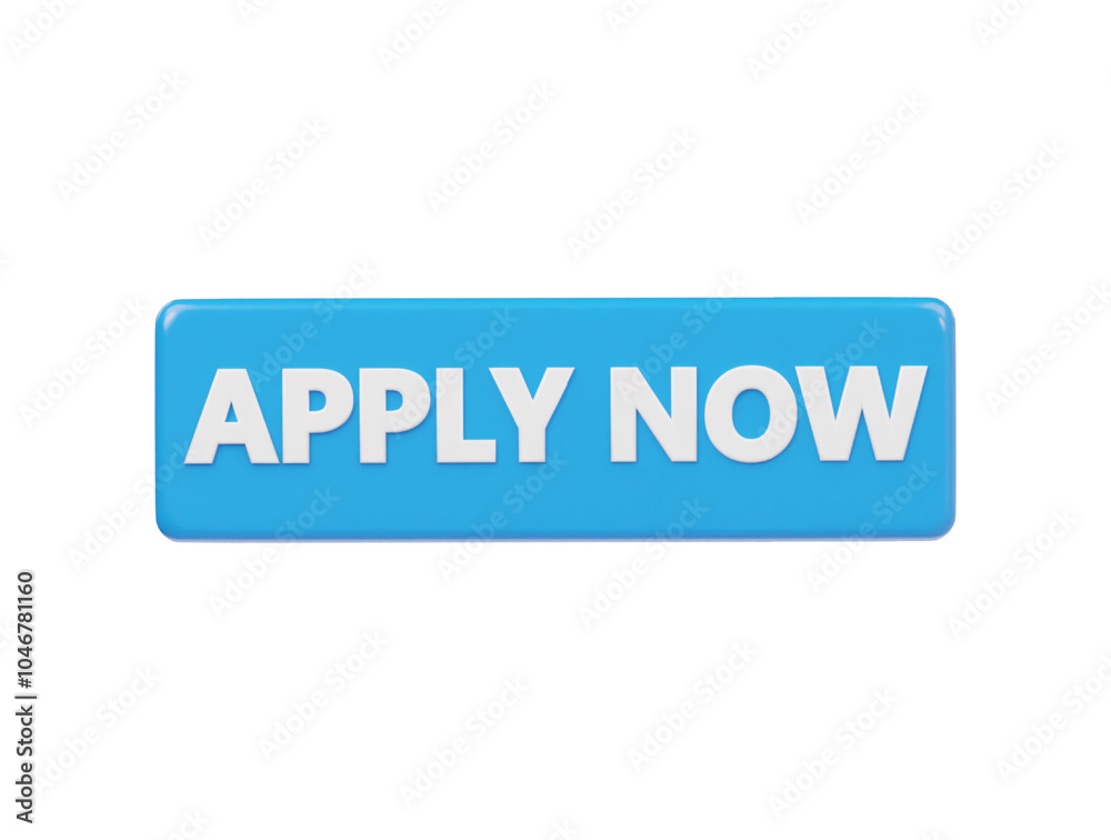 Apply now icon 3d render illustration Apply now icon 3d render illustration