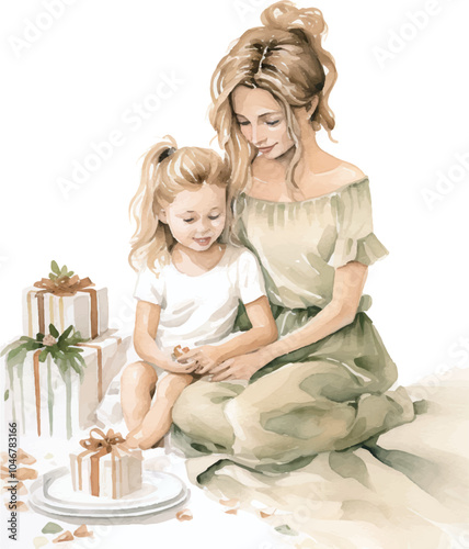 grandmother and granddaughter