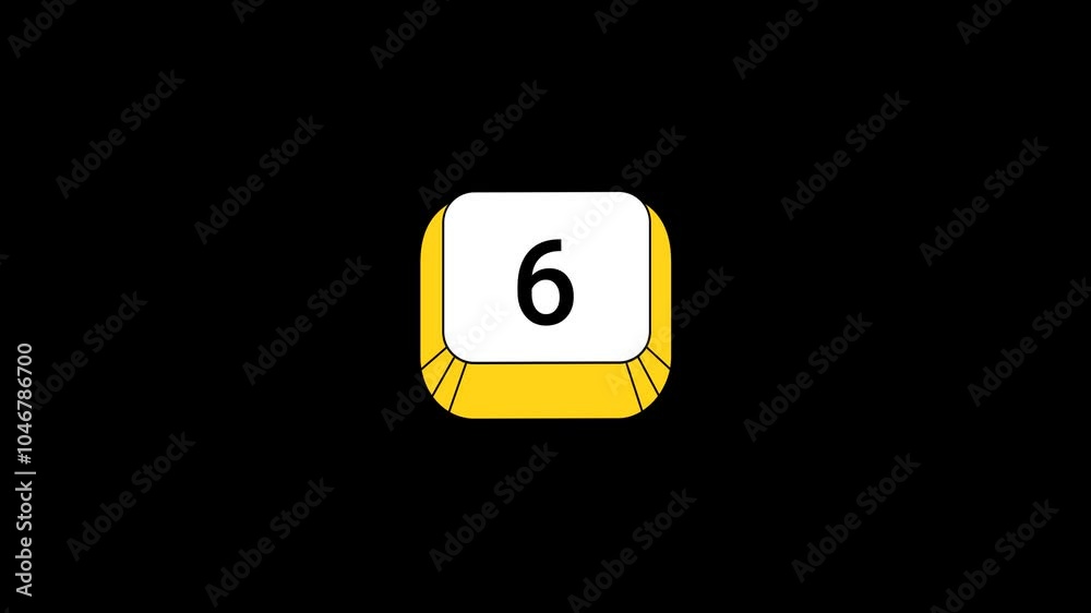6 key pressing Animation 6 key pressing Animation