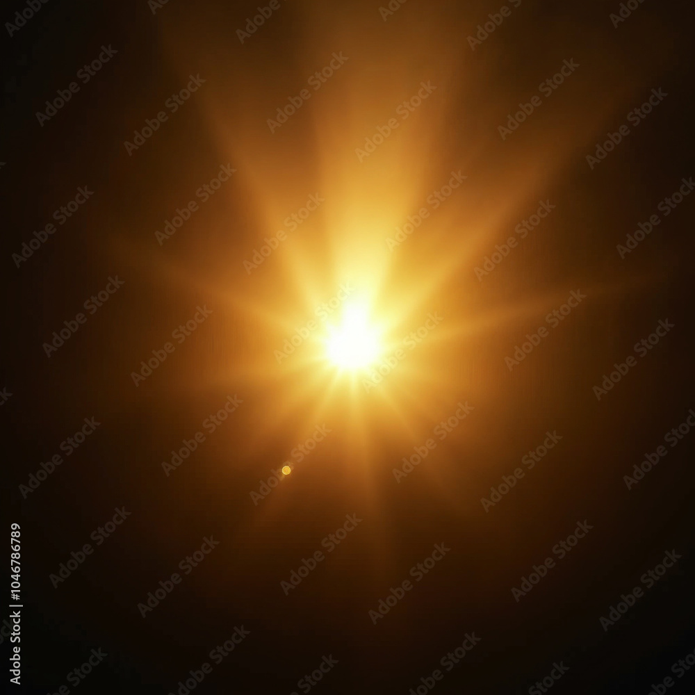 Obraz premium Golden Flare Png Image