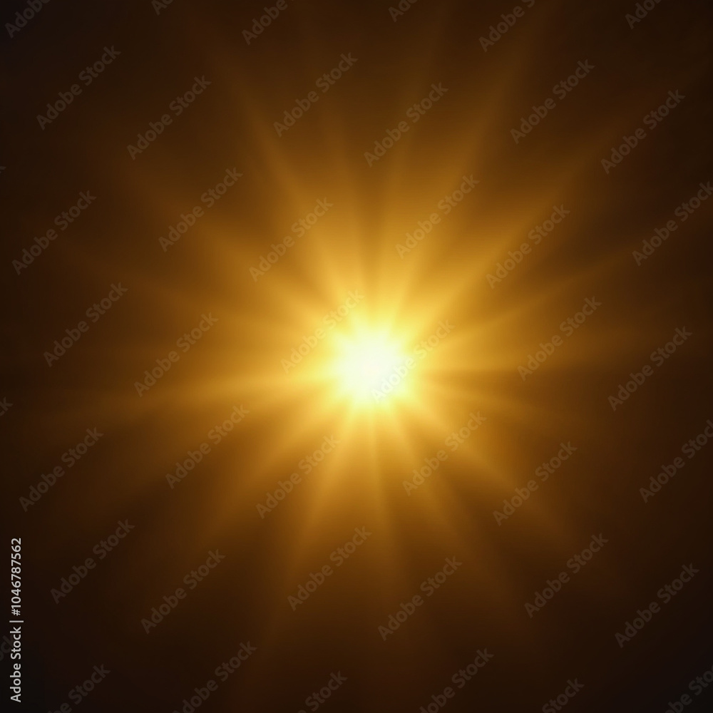 Obraz premium Golden Flare Png Image