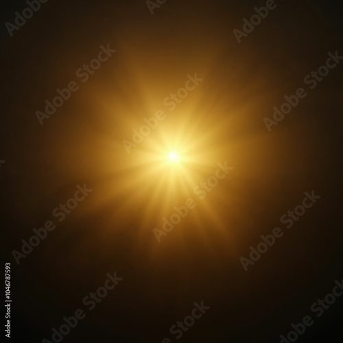 Golden Flare Png Image