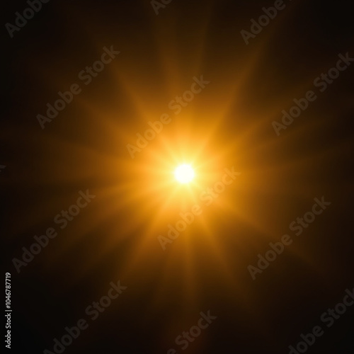 Golden Flare Png Image