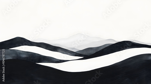Serene mountain landscape