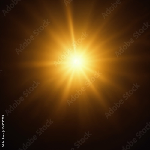 Golden Flare Png Image