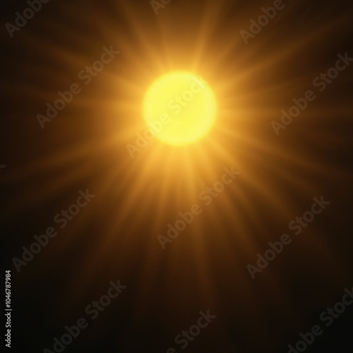 Golden Flare Png Image