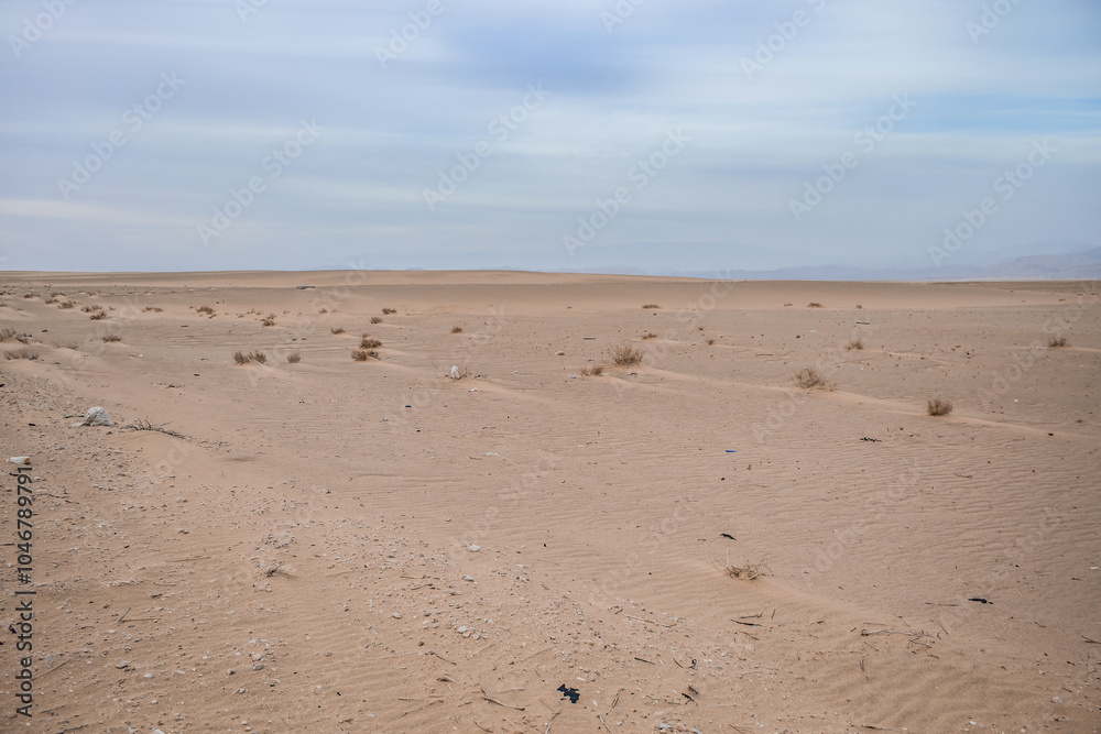 desert landscape waste land country side sand dirt ground horizontal panorama minimalism background scenery view desert landscape waste land country side sand dirt ground horizontal panorama minimalism background scenery view