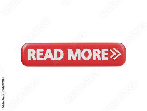 Read more icon 3d render illustration