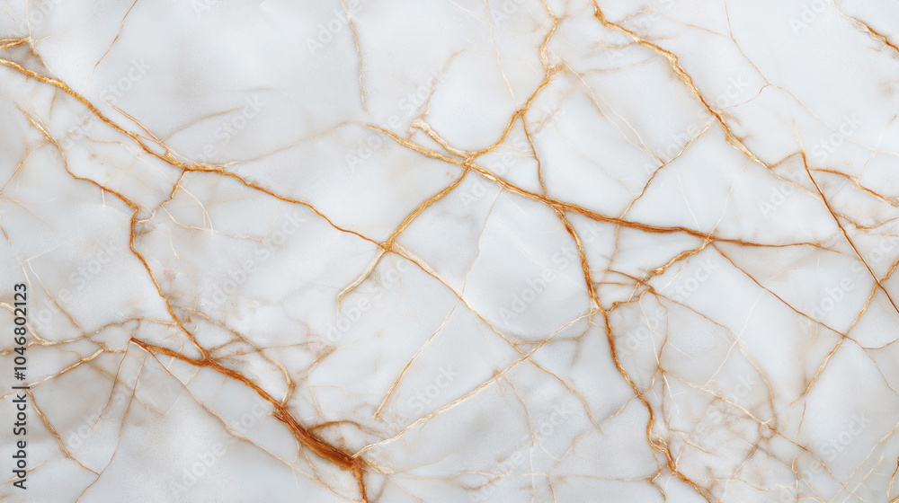 Close-up of a white marble surface with gold and brown veins creating a sophisticated, textured pattern. Close-up of a white marble surface with gold and brown veins creating a sophisticated, textured pattern.