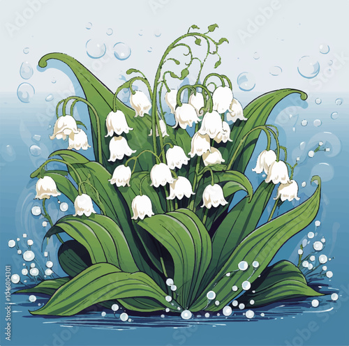 background with flowers