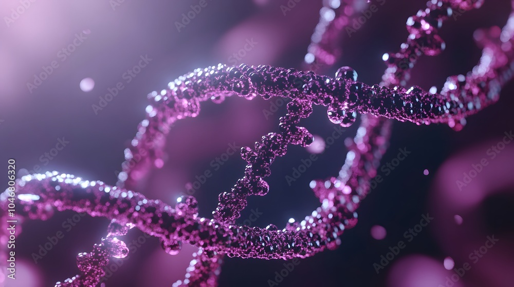 Abstract animated structure of a DNA molecule from particles. Concept animation of digital DNA, human genome. Medical research, genetics Abstract animated structure of a DNA molecule from particles. Concept animation of digital DNA, human genome. Medical research, genetics