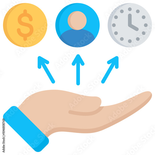 Resource Allocation Icon