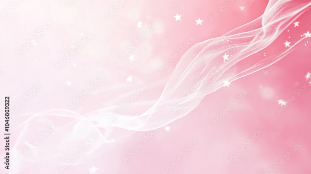 Photo of, Pink background with swirling stars for design, banner template Photo of, Pink background with swirling stars for design, banner template