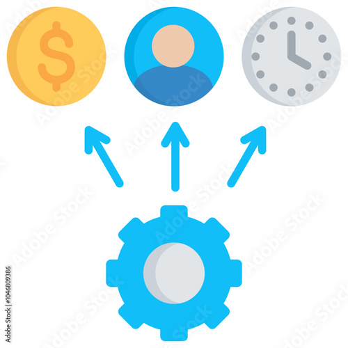 Resource Allocation Icon