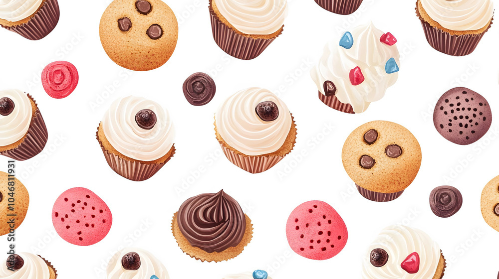 Delicious dessert patterns Delicious dessert patterns