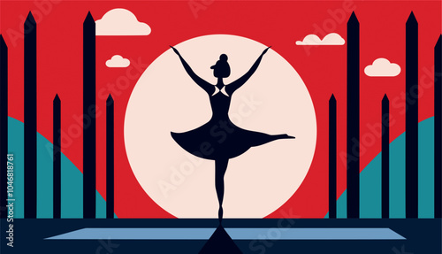 A poster for a performance called the ballet